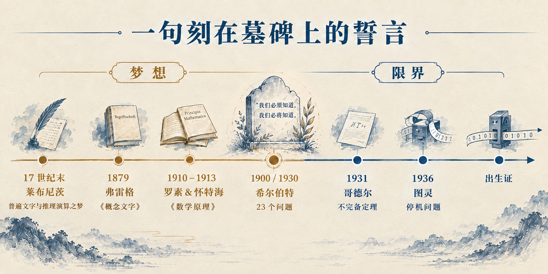 形式化之梦：从莱布尼茨到希尔伯特